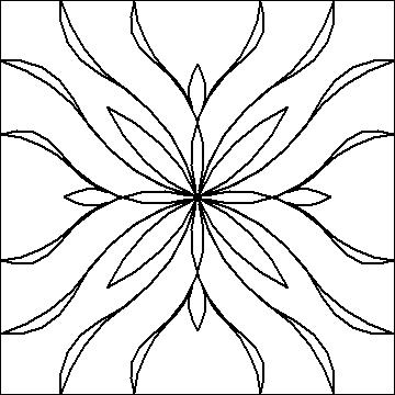 (image for) Eureka Leaf Star Block-L03435*